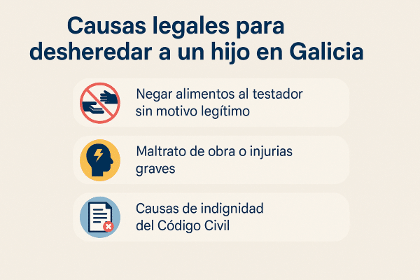 causas-legales-desheredar-hijo-hija-galicia-guia-derecho-completa-abogado-diego-simal