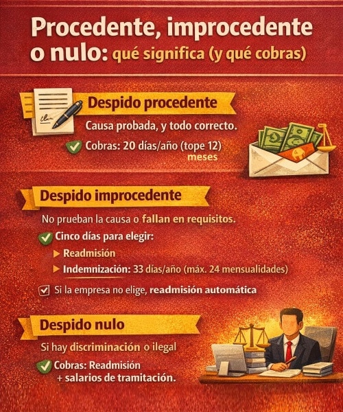 tipos-despido-objetivo-procedente-improcedente-nulo-indemnizacion-maxima-efectos-demanda-impugnacion-guia-legal-abogado