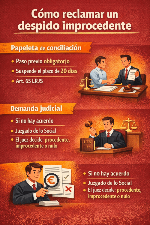 como-reclamar-demandar-impugnar-despido-improcedente-guia-papeleta-demanda