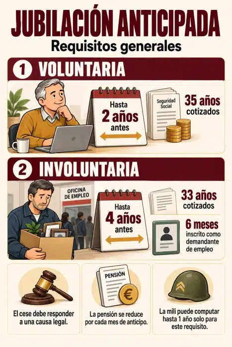 requisitos-jubilacion-anticipada-tipos-voluntaria-involuntaria